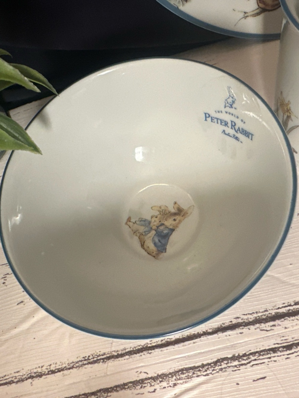 Beatrix Potter Peter Rabbit Dinner set Ceramic Mug, Bowl & Plate - Picture 3 of 6